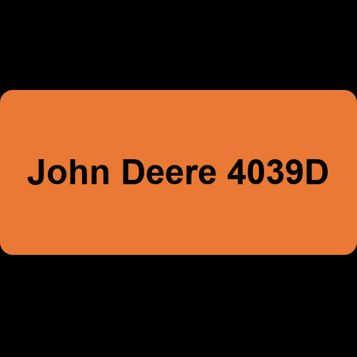 John Deere 4039D